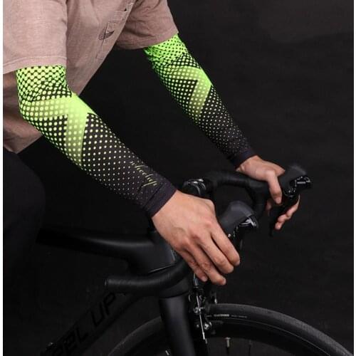 Wheel up Unisex Arm Sleeves Bicycle Sleeves UV Protection Running Cycling Sleeves Sunscreen Arm Cover Cuff for outdoor Cycling