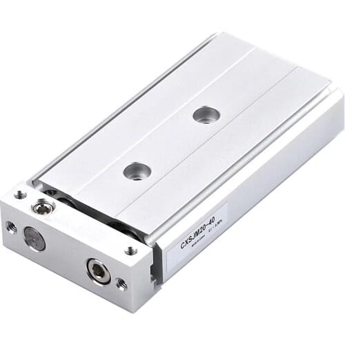 High quality CXSJ series CXSJM10-40 bore 10mm stroke 40mm slide bearing compact air cylinder dual rod air cylinder CXSJM10*40