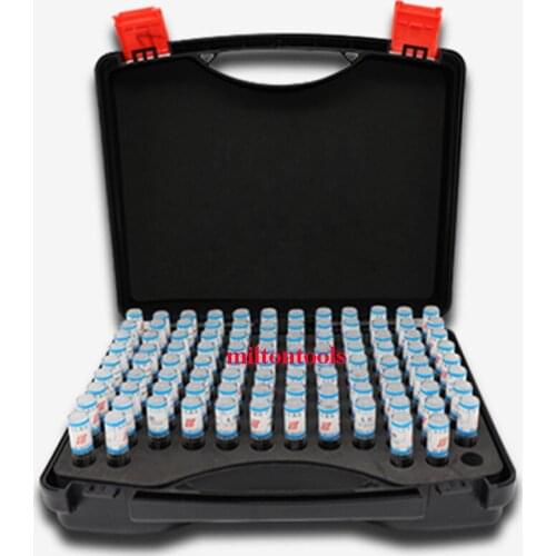 0.30-10.00mm step 0.1mm Steel Pin Gauge Pin Measuring Tool, 98pcs/box