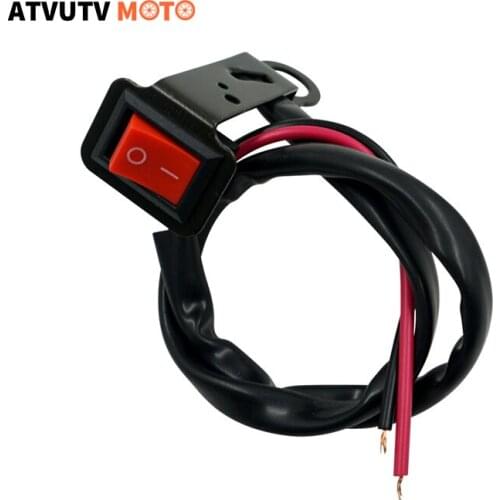 1PCS Motorcycle Switches Connector Handlebar Switch ON/OFF Buttons For Universal ATV Scooter Dirt Bike 10mm
