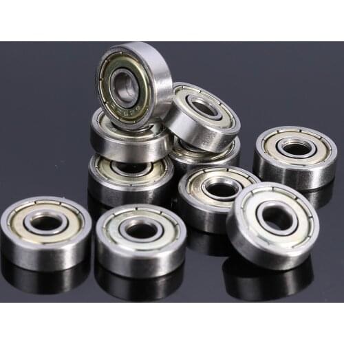 10PCS Carbon Steel 625ZZ Ball Bearings 5X16X5mm Single Row Deep Groove Radial Ball Bearing Hardware Accessories