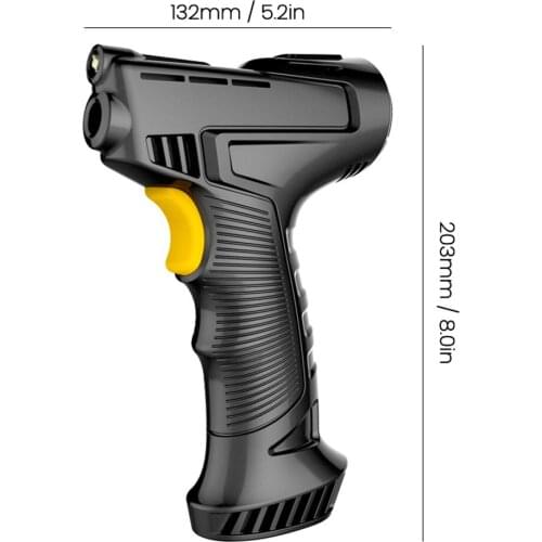 120W Wireless Car Air Compressor Handheld USB Rechargeable Tire Inflator Digital Display Inflatable Pump Pressure Gauge