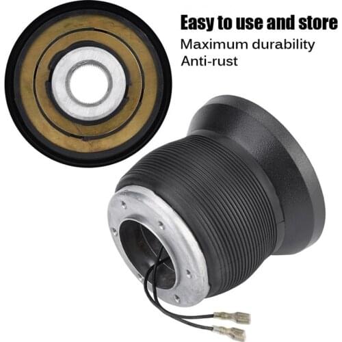 1x Car Steering Wheel Hub Adapter Kit For Mercedes Benz W123 W124 W126 190E Car Black Steering Wheel Adapter Accessories