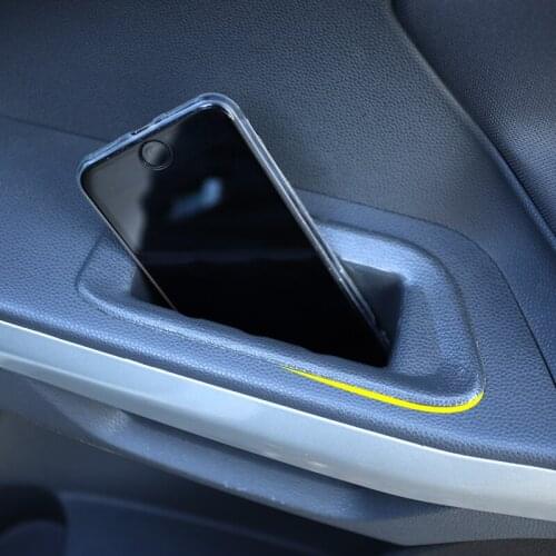 ABS Car Armrest Container Door Storage Box Handle Boxes Case Fit for Ford Ecosport 2012 - 2017 Accessories