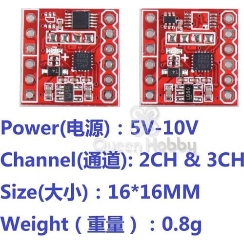 AV Video Switcher Module Switcher Unit Aerial multi-view Switching 2 and 3 Channel 5-10V for RC FPV Drone DIY Accessories