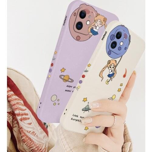 Planet Beauties Phone Case For iPhone 12 Pro Max Mini 11 Pro Max X XS XR XSMAX SE2020 8 8Plus 7 7Plus 6 6S Plus Lambskin Cover