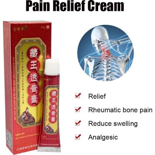 Chinese Tibet Medicines Saffron Analgesic Cream Apply To Leg Bone/Joints/Back/Neck Pain Relief Medical Orthopedic Plaster