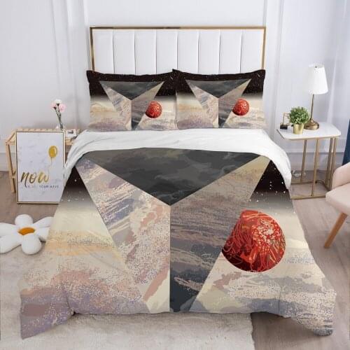 Cartoon Childrens Bedding set for kids baby Duvet cover set pillow case Bed linens Quilt cover Bed set Single Space triangle