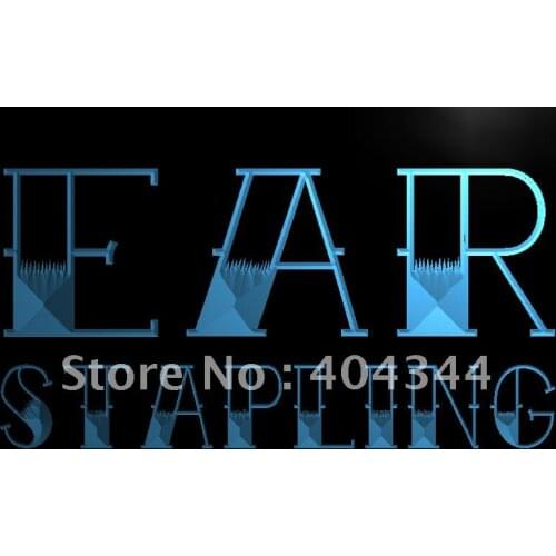 LB354- Ear Stapling Tattoo Piercing NEW Light Sign home decor crafts
