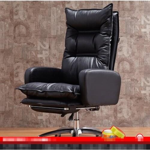 Fashion Retro Nostalgia / Old Furniture Boss Chair Leather Gaming Reclining Computer Home Office Chair Executive Anchor