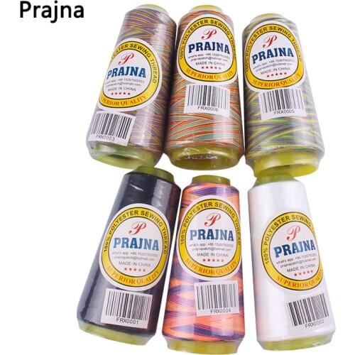 2pcs 1500Y/Rolls High Speed Sewing Thread 40s/2 Polyester Sewing Thread Type Manual Line Accessories Thread Cord For Shirt Dress