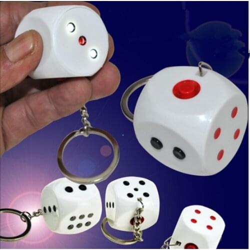 Electric Shock Toy Novelty Items keychain Prank Toy Dice Joke Gift Trick Goods April Fools' Day Gifts Shock your friend