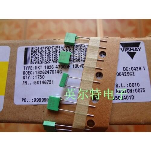 Original new 100% import ERO1826 thin film capacitor MKT1826 0.0047UF100V 4N7/100V4700P 472 foot distance 5mm (Inductor)