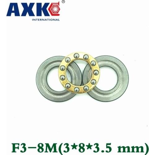 10pcs Free Shipping Axial Ball Thrust Bearings F3-8m(3*8*3.5 Mm )plane Thrust Ball Bearing Rc Models 3x8x3.5mm