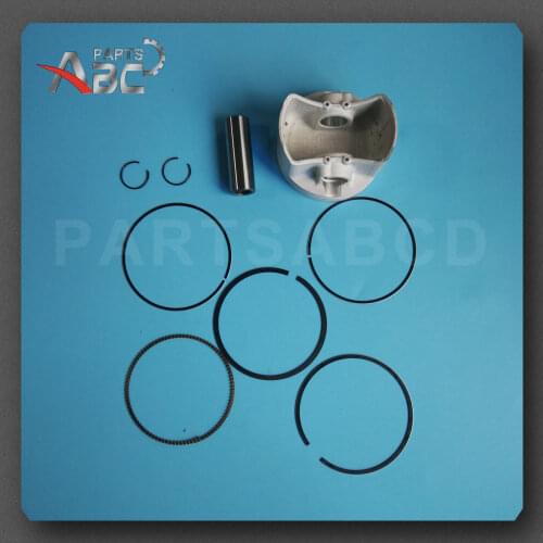 Piston Set with Ring Clips and Pin for HISUN 400CC HS400 HISUN 500CC HS500 ATV
