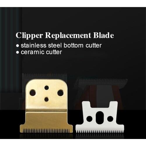Professional Hair Barber Steel And Ceramic Replacement Blade Set For Andis-D8 Clippers Replacement Blade Trimmer Accessories
