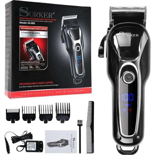 Professional Hair Trimmer For Men Cordless Groom Electric Hair Clipper Cutting Machine Hairdressing Supplies Barber Haircut Tool