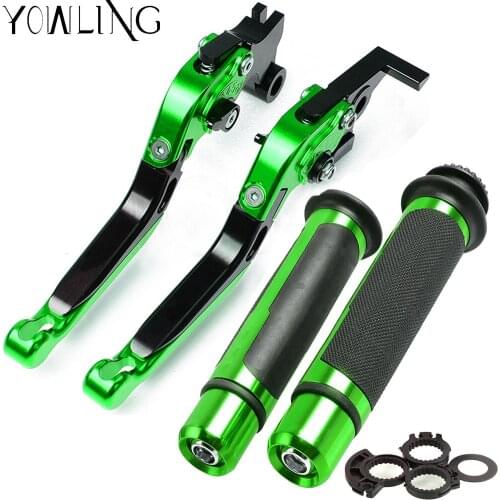 For Kawasaki ZX9R ZX-9R ZX 9R 2000 2001 2002 2003 Motorcycle Adjustable Folding Brake Clutch Levers Handlebar Hand Grips