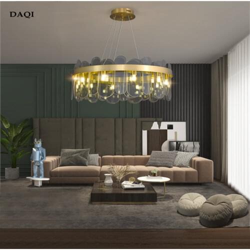 Modern Crystal Chandelier Living Room LED Lights Bedroom Creative Luxury Villa Hotel Loft Indoor Lighting Fixtures