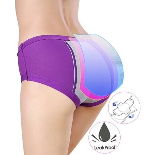 BZEL Hot Sale Leak Proof Menstrual Period Panties 3pcs Cotton Panties Women Sexy Physiological Underwear Big Size Lingerie M-3XL