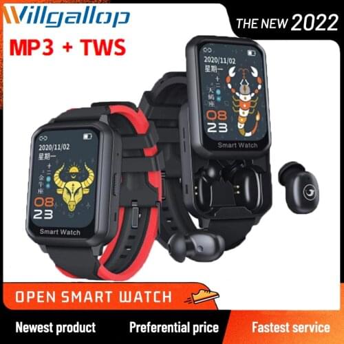 Willgallop No1 Smartwatch Slide Watch Bluetooth headphone in one Pop-up Push Smart Split Screen Music Player for Android IOS
