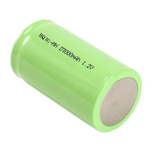 1Pcs 1.2V HQ Ni-Mh rechargeable battery 7000mah LR20 R20 D Size cell for gas cooker oven burner LED torch and clock