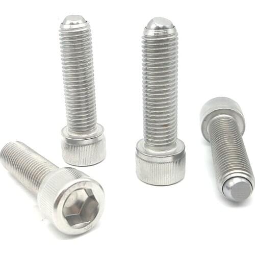 1pcs M16 stainless steel Allen cup head bead positioning lock screw angle seat type ball plunger bolt 43.3mm-83.3mm length