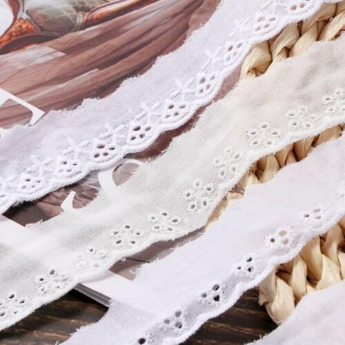15Yards Lace Trim Vintage Lace Ribbon Crochet Lace Edge Ribbons for Bridal Wedding Holiday Home Party Decorations