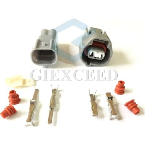 2 Sets 2 Pin 6189-0249 Quick Electronic Connector Male Female Wire Harness Automotive Socket For Car