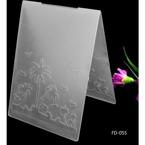 2019 New Arrival Scrapbook Coconut Trees Design DIY Paper Cutting Dies Scrapbooking Plastic Embossing Folder