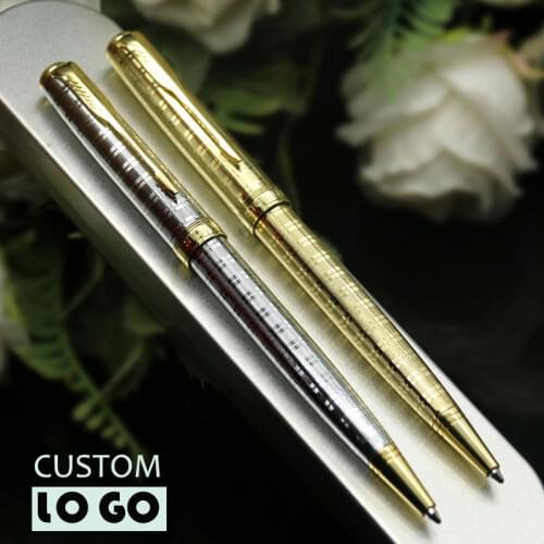 2021 BEST PROMOTIONS Fashion Stationery ALL METAL Writing Ballpoint Pen Executive School Suppliers As Same As Parker Quality
