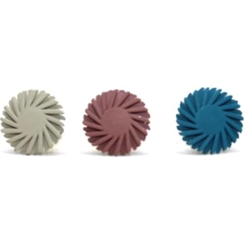 6pcs Dentist Teeth Dental Composite Resin Kit Rubber Polisher Polishing Diamond System RA Disc Wheel Spiral Flex Brush Burs Tool