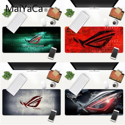 Large Mousepad ASUS Non-Skid Rubber Republic Of Gamers Gaming Mouse pad Laptop Notebook xl Desk Mat For CSGO Dota Keyboard Pad