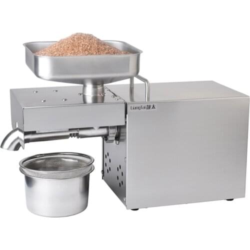 Household Automatic Oil Press FLaxseed Oil Extractor Peanut Oil Press Stainless Steel Cold Press Oil Machine 1500W