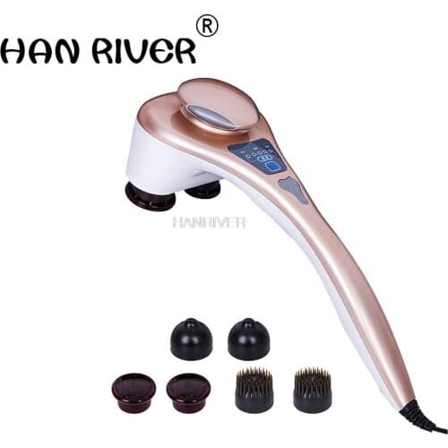 Double slider massage stick dolphin massage device electric cervical vertebra multifunctional the hammer meridiarns internality