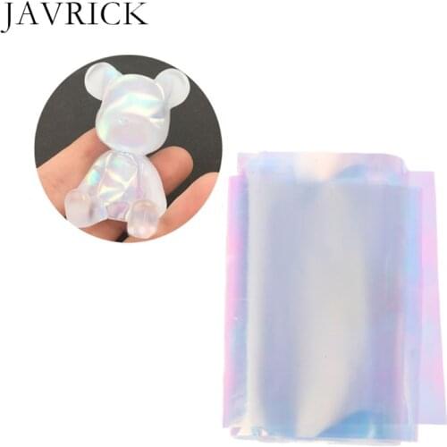 Laser Aurora AB Effect Reflective Mirror Paper DIY Epoxy Resin Jewelry Fillings DIY Accessories Jewelry Making Tool