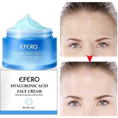 30ml Hyaluronic Acid Face Cream Moisturizing Anti Aging Wrinkle Whitening Bright Face Cream Hyaluronic Acid Essence Face Serum