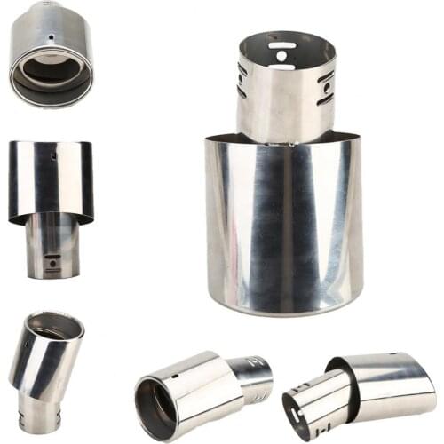 Universal Outlet Stainless Steel Auto Car Modified Tailpipe Muffler Exhaust Pipe Accessories