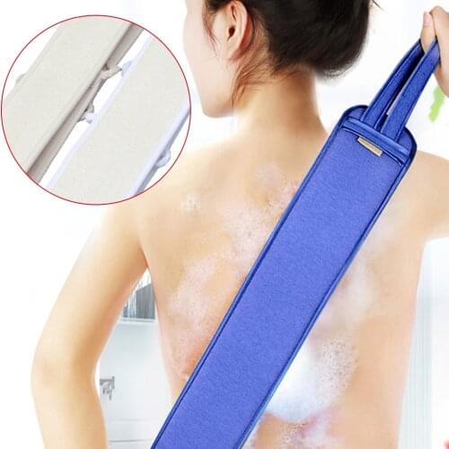 Natural Loofah Bath Strip Gently Deep Wash Exfoliating Shower Body Skin Convenient To Wash Your Back Perfect Bathing Accessory