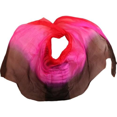 New high quality dance veils handmade natural silk belly dance veil wholesale Size and color can be customized dance accessories