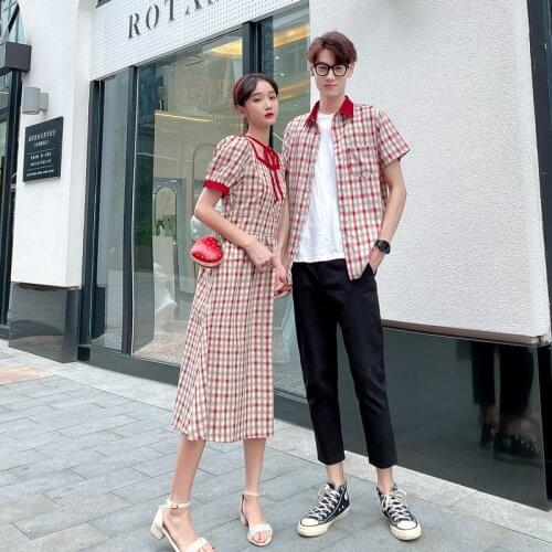 Couples wear summer 2021 new Korean version of student JK uniform couples clothes couples clothing
