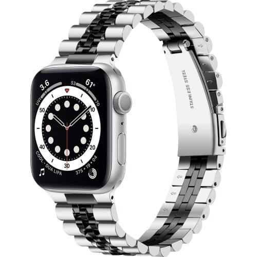 Newest Metal Bracelet For Apple Watch 6 Band SE Strap 44mm 40mm Stainless Steel Watchbands For iWatch 5 4 Applewatch 3 42mm 38mm