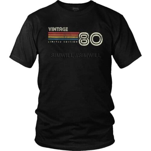 Legends Are Born In 1980 T-shirt Men Graphic T Shirt Short Sleeve 100% Cotton 41st Birthday 41Years Old Tshirt Unique Tee Top