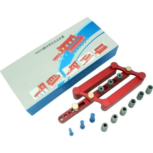 6/8/10mm Self Centering Dowelling Jig Set Metric Dowel Drilling Hand Tools Set Power Woodworking Tool