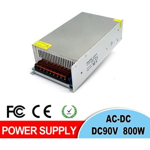 Universal Switching Power Supply DC 90V 8.9A 800W Driver Transformer 220V AC DC90V Power Source For CNC Router Stepper machine
