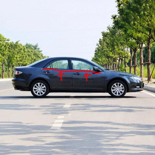 Car Door Window Trim Edge Moulding Weatherstrip Seal Strip For Mazda 6, 3 2004-2012