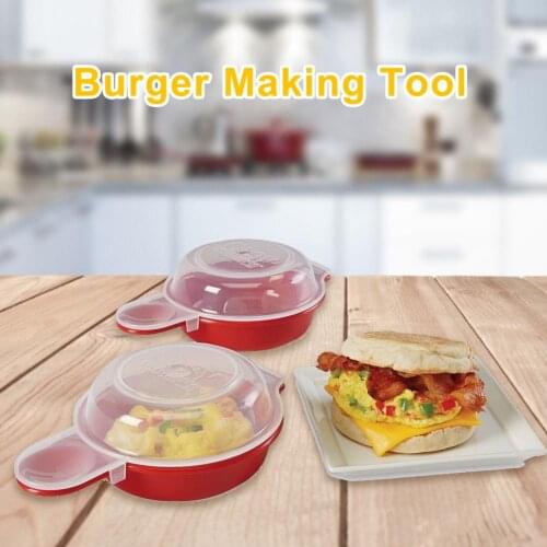 High Quality Easy Eggwich Microwave Cheese Egg Cooker Egg Hamburg Pancake Omelet Making Tool for Kitchen Baking Accessories