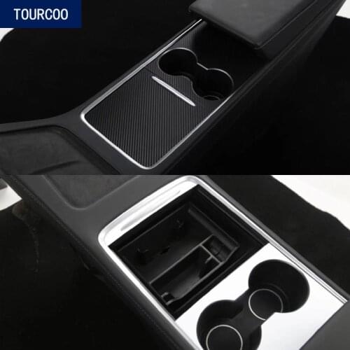 For Tesla Model 3 Y 2021 Central Console Panel Protective Sticker Car Styling Decoration Sticker