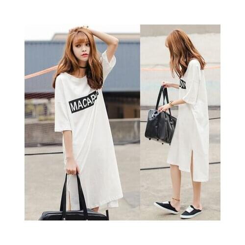 T shirt 2019 summer t shirt women tops aesthetic women clothes o-neck casual t-shirts loose letter print tee shirt femme