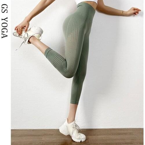 Women Seamless Leggins Sport Capris Fitness Sportswear Woman Gym Leggings Workout Yoga Pants Tights Sports Wear